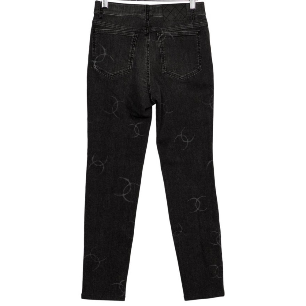 20B CHANEL skinny leg jeans size 36 - Picture 2 of 16